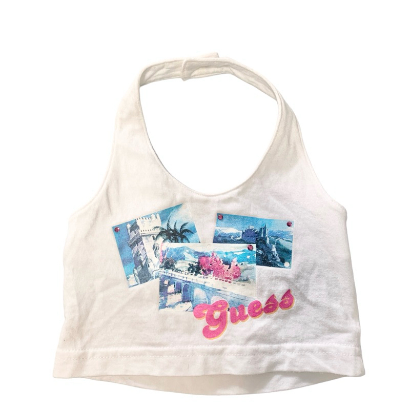 Guss เกสส์ เสื้อเด็กผู้หญิง คล้องคอ สกรีนลาย ของเเท้ พร้อมส่ง 🛒