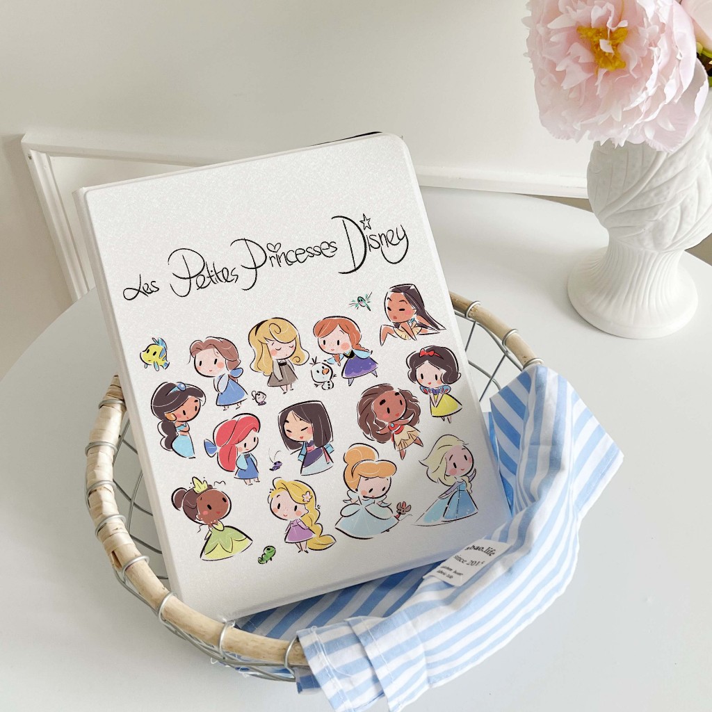 🚀จัดส่งทันที🚀สวย เคสไอแพด Pro13 2024 air7/6 gen9/8 10.2 Disney Princess เคสipad gen12 Air4/5 mini7