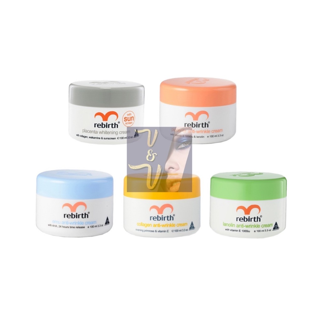 Rebirth Placenta Cream รีเบิร์ท ครีมรกแกะบำรุงผิวหน้า (100ml.)