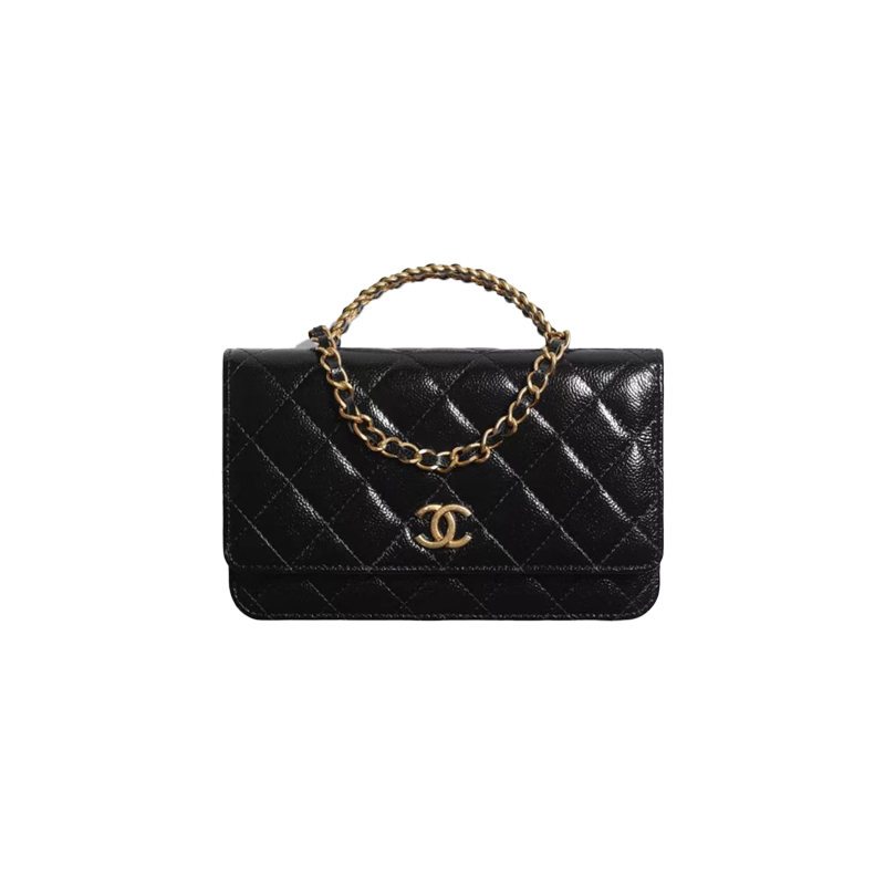 Chanel/New Products/WOC/LOGO/Handle Bag/Chain Bag/Crossbody Bag/AP2804/แท้ 100%
