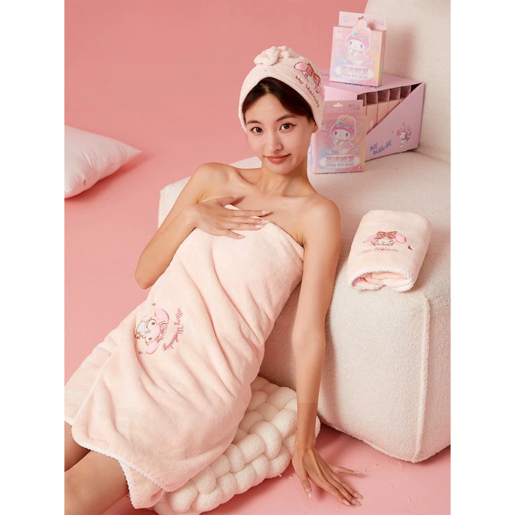 Beyou fashion P13 ผ้าขนหนูอาบน้ำ ผ้าเช็ดหน้า หมวกผ้าคลุมผมแห้งเร็ว Hair towel แบบนิ่ม ดูดซับน้ําได้ดี สําหรับห้องน้ำ