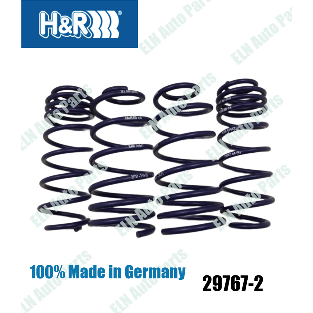 H&R สปริงโหลด ออดี้ AUDI A3 I type8L 2wd. from 911 kg. ปี 1996-2003 เตี้ยลง 35 มิล** ต้องการติดตั้งโ