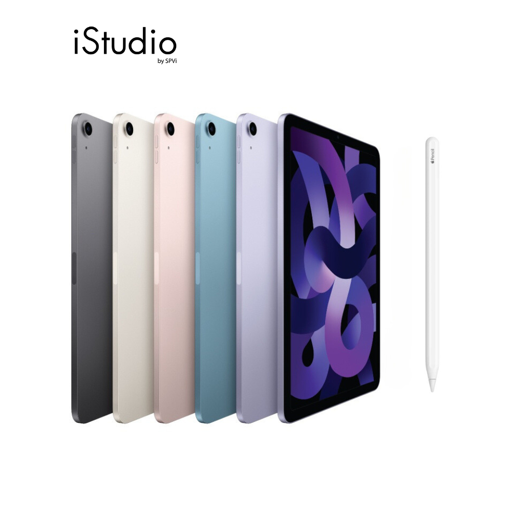 [ซื้อคู่คุ้มกว่า] Apple iPad Air5 Wifi พร้อม Apple Pencil Gen 2 I iStudio by SPVi