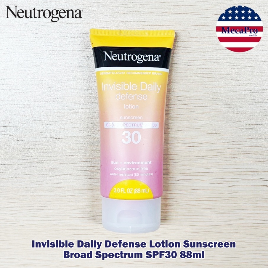 Neutrogena® Invisible Daily Defense Lotion Sunscreen SPF30 88ml โลชั่นผสมกันแดด