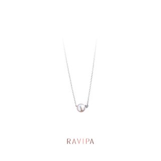 Ravipa | Viva Diamond Pink Blush Pearl Necklace