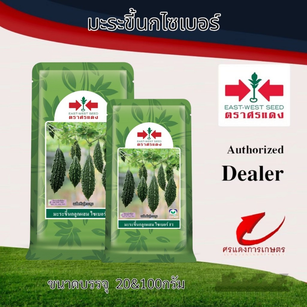 เมล็ดพันธุ์ มะระขี้นกไซเบอร์ 100g