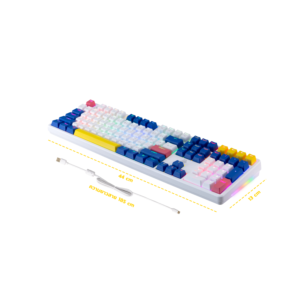 EGA ใหม่ TYPE CMK3 Mechanical Keyboard CIY ได้ / Custom hot swap RGB keyboard / CIY 5 Pin / Full 108 Keys