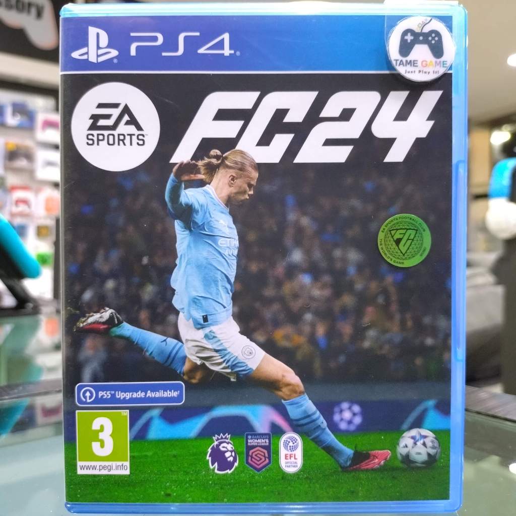 (ภาษาอังกฤษ) มือ2 PS4 EA Sports FC24 แผ่นPS4 เกมPS4 มือสอง (เล่นกับ PS5 ได้ FIFA24 FIFA 24)