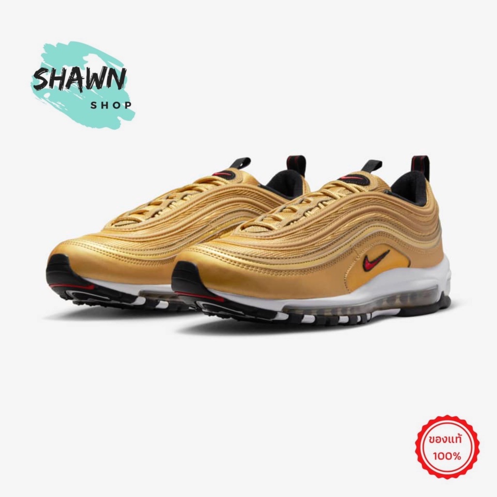 NIKE AIR MAX 97 “Metallic Gold”  (DM0028-700) สินค้าลิขสิทธิ์แท้ 100%