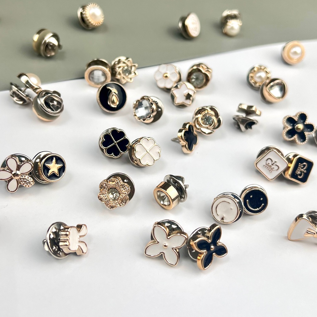 เข็มหมุดเพชร ตกแต่งเสื้อผ้า