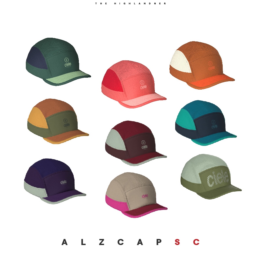 CIELE ALZCAP SC (56.5cm) | หมวกแก๊ปปีกโค้ง