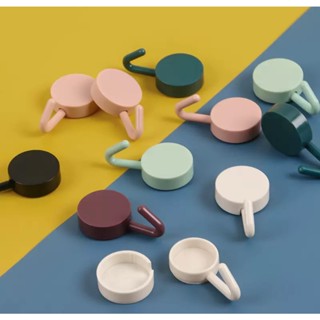 FQ ตะขอสีสัน ตะขอหลากสี ตะขอมินิมอล ตะขอติดผนัง 1 ชิ้น (พร้อ…