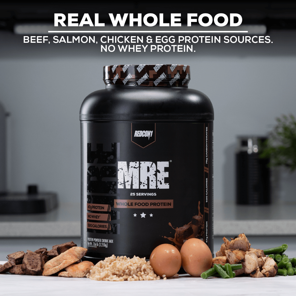 Redcon1 - MRE Meal Replacement, Whole Food Protein 7lb [ 25 Servings ]