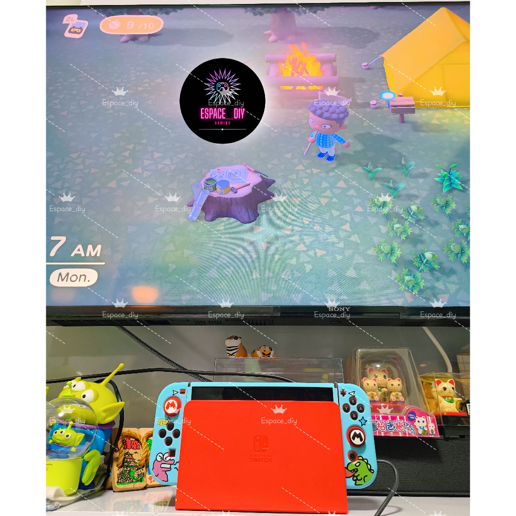 เคส Nintendo Switch OLED TPU/PC พิมพ์ลายคมชัด ไม่ย้วย For Nintendo Switch OLED