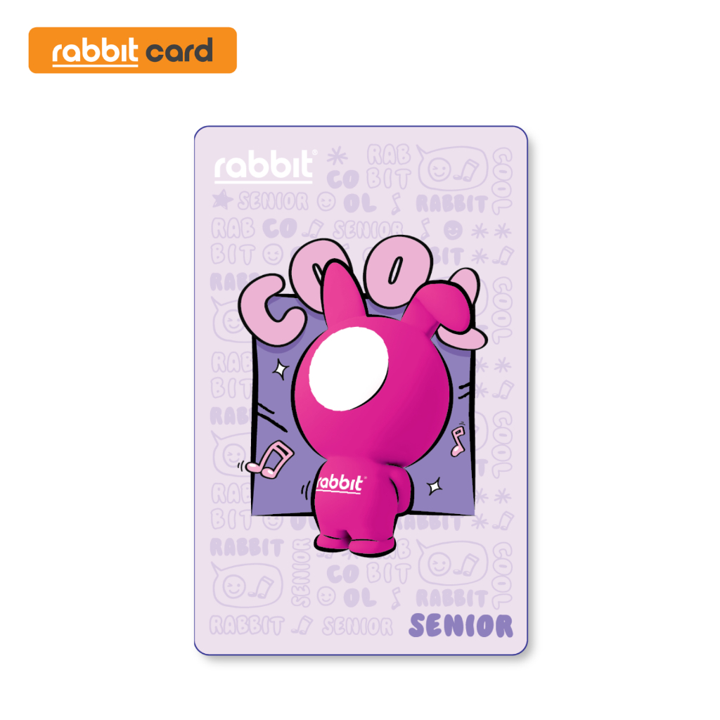 [Physical Card] Rabbit Card บัตรแรบบิทพิเศษสำหรับผู้สูงอายุ 2024 (OL24-003)