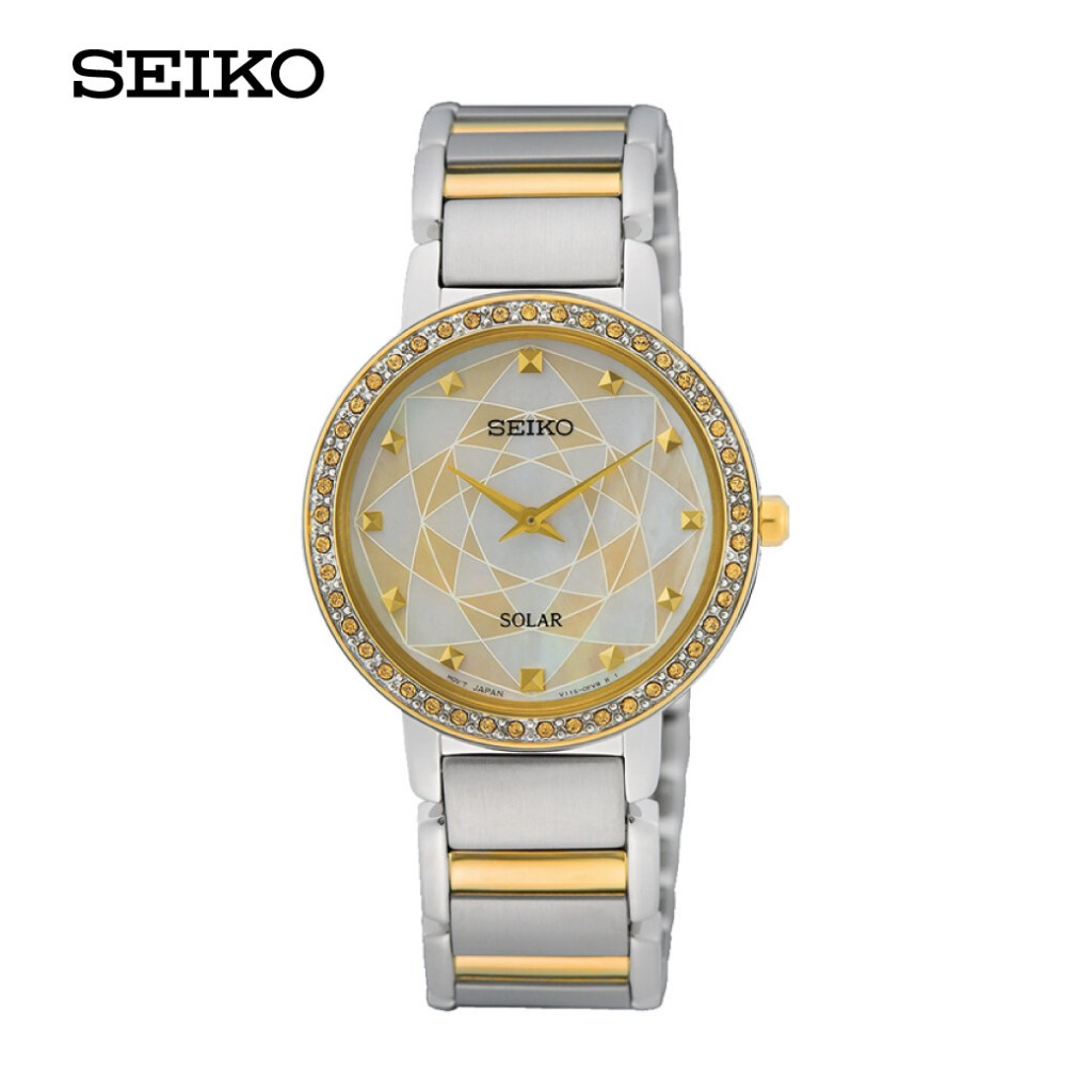 SEIKO นาฬิกาข้อมือผู้หญิง SEIKO SOLAR รุ่น SUP454P