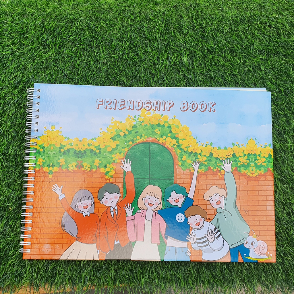 สมุดเฟรนด์ชิพ Friendship Book (I love my friend) ขนาดA4(21x30cm) พร้อมส่ง