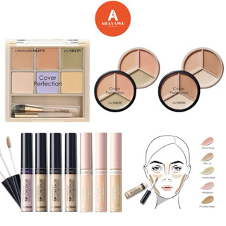 (✅แท้/พร้อมส่ง) ☘️ THE SAEM Cover Perfection Triple Pot Conc…