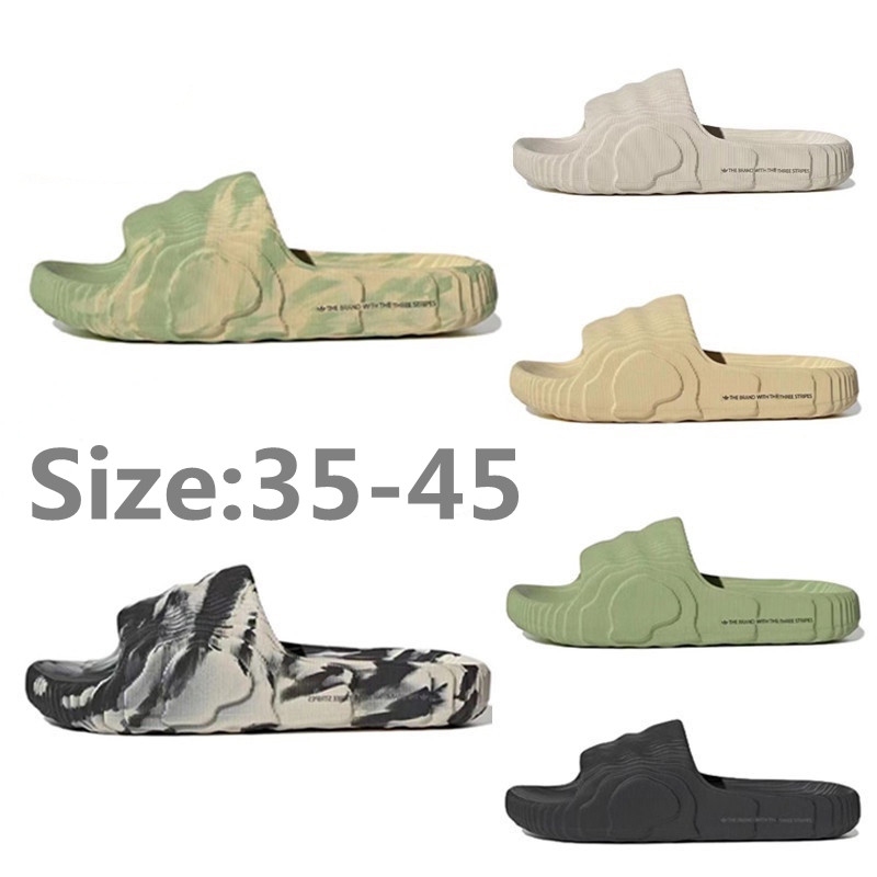【บางกอกสปอต】Adilette 22 Slide Kanye รองเท้าแตะลําลอง สําหรับผู้ชาย และผู้หญิงpvc รองเท้าผู้ชาย