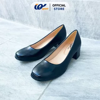 IQ STYLE รองเท้าคัทชูผู้หญิง ทรงหัวมน (สูง1.5นิ้ว) รหัสJ6-MRE6027L