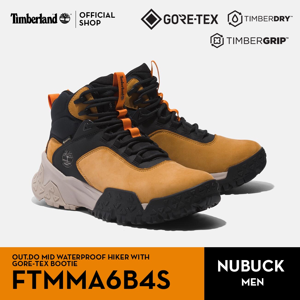 Timberland OUT.DO Men's Mid Waterproof Hiker with GORE-TEX Bootie รองเท้าผู้ชาย (FTMMA6B4S)