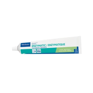 Virbac ยาสีฟัน ซีอีที รสวานิลลา-มินต์ [C.E.T.® Enzymatic Toothpaste - Vanilla Mint - 70 g] สำหรับสุนัขและแมว