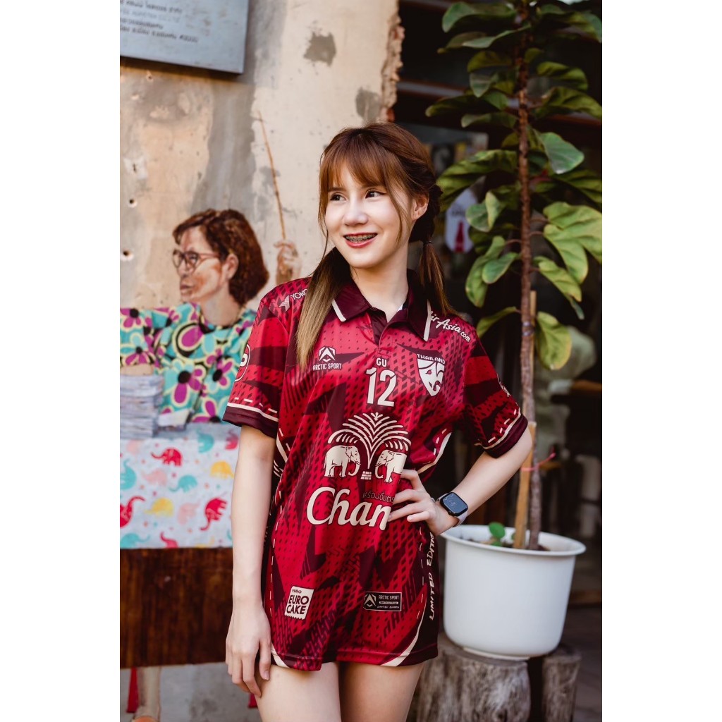 SK-SPORT🔺รุ่น C-12 เสื้อกีฬาพิมพ์ลาย (S-2XL)