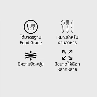 ถุงมือไนไตรสีดำ ไม่มีแป้ง อเนกประสงค์ Food Grade 100 ชิ้น/กล่อง