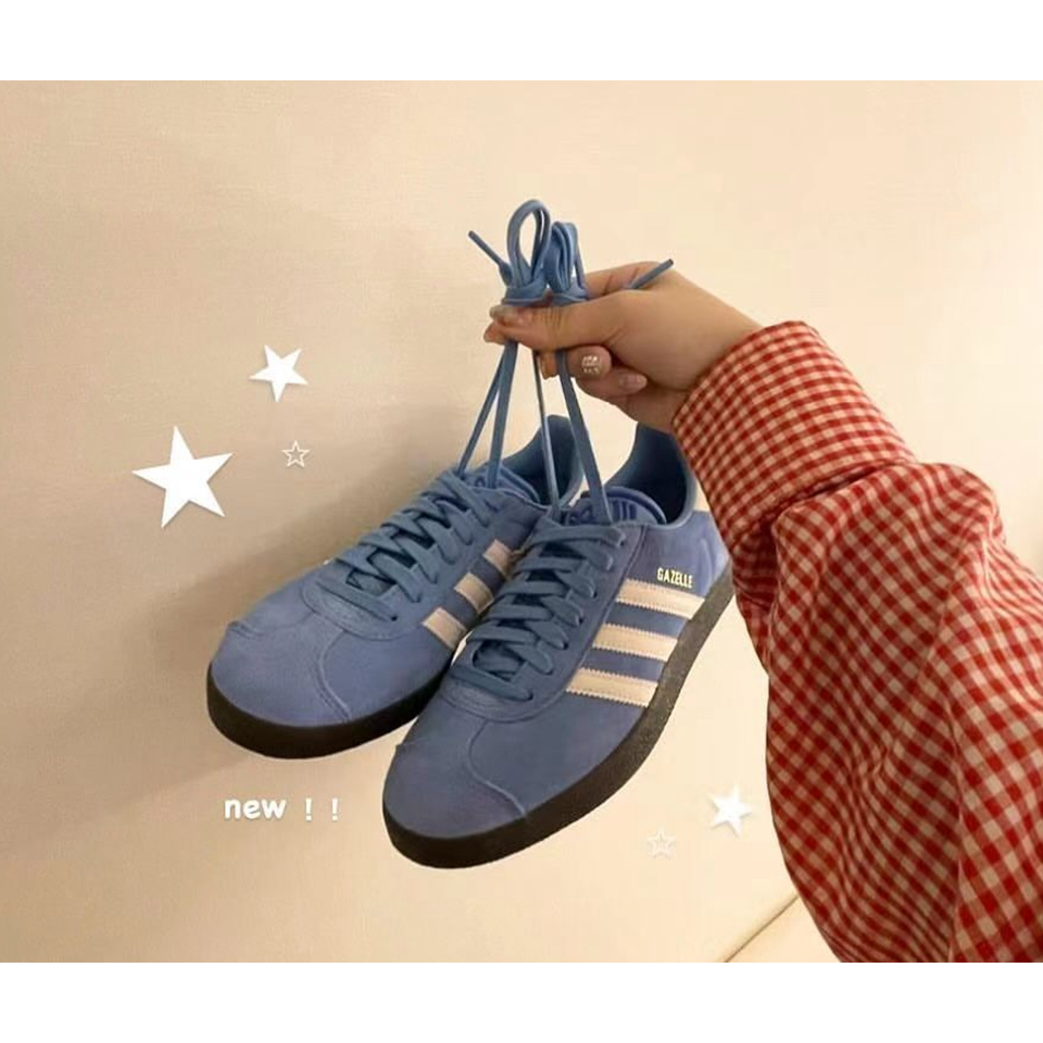 (ของแท้ 100%) adidas originals Gazelle  รองเท้าผ้าใบลำลองและสบายสำหรับผู้ชายและผู้หญิง
