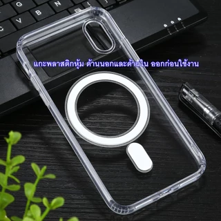 เคสชาร์จไร้สาย ไอโฟน iPhone XR / X / XS / XS Max เคสใส เคสแม่เหล็ก Magnetic case