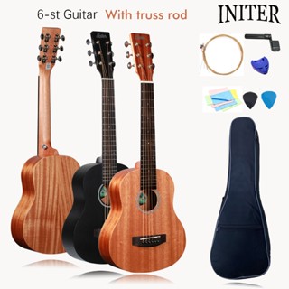 【truss rod】กีตาร์เดินทางขนาด 30 นิ้ว INITER IGL-15 กีตาร์ขนา…