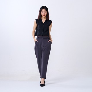 Khaki Bros. - Ladies - Pegged High waist Pants - กางเกงขายาว…