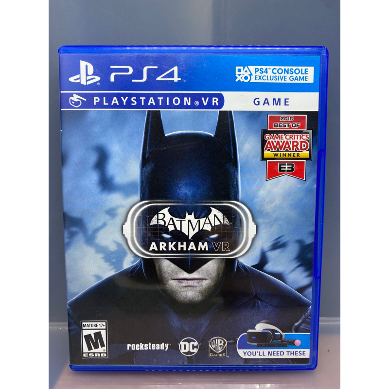 แผ่น PS4 เกม BATMAN ARKHAM (PLAYSTATION VR)