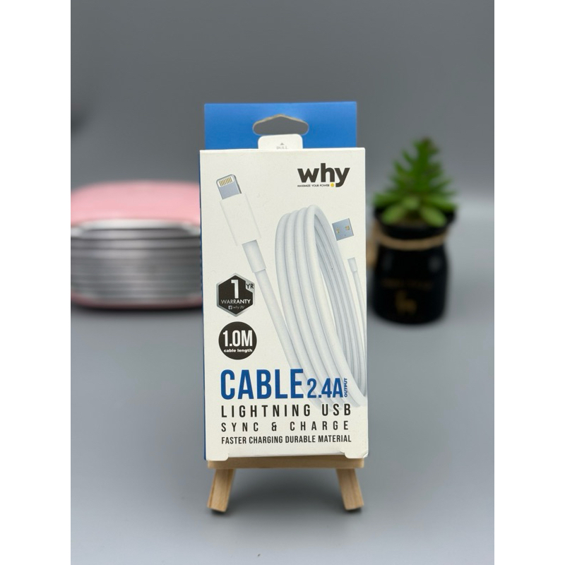 สายชาร์จ แบรนด์Whyแท้100%