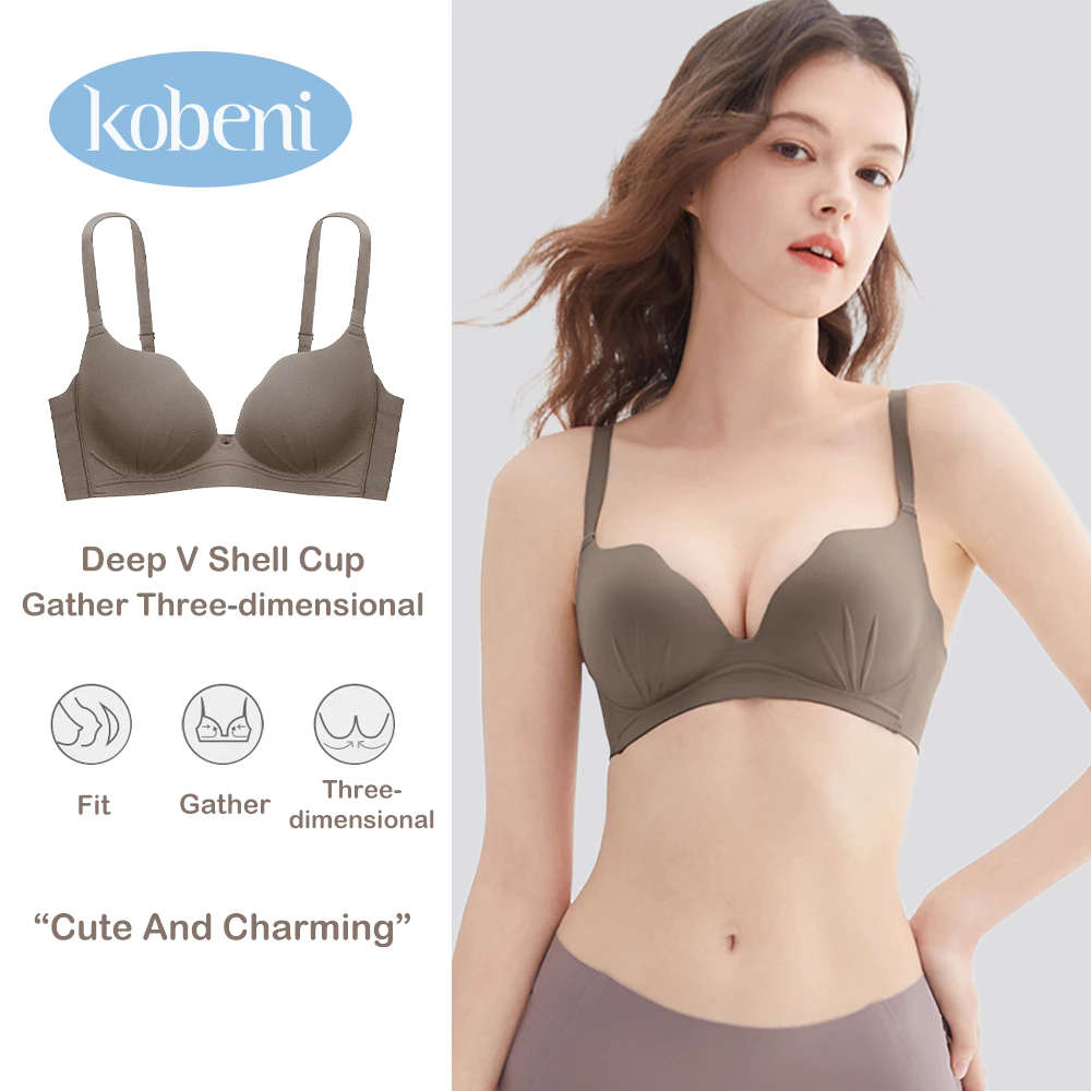 ⭐KOBENI⭐BRA เจลลี่บรา บราไร้ขอบ ไร้โครง ใส่สบาย เนื้อผ้านิ่ม เก็บทรงดี ไม่ปลิ้น เสื้อชั้นใน