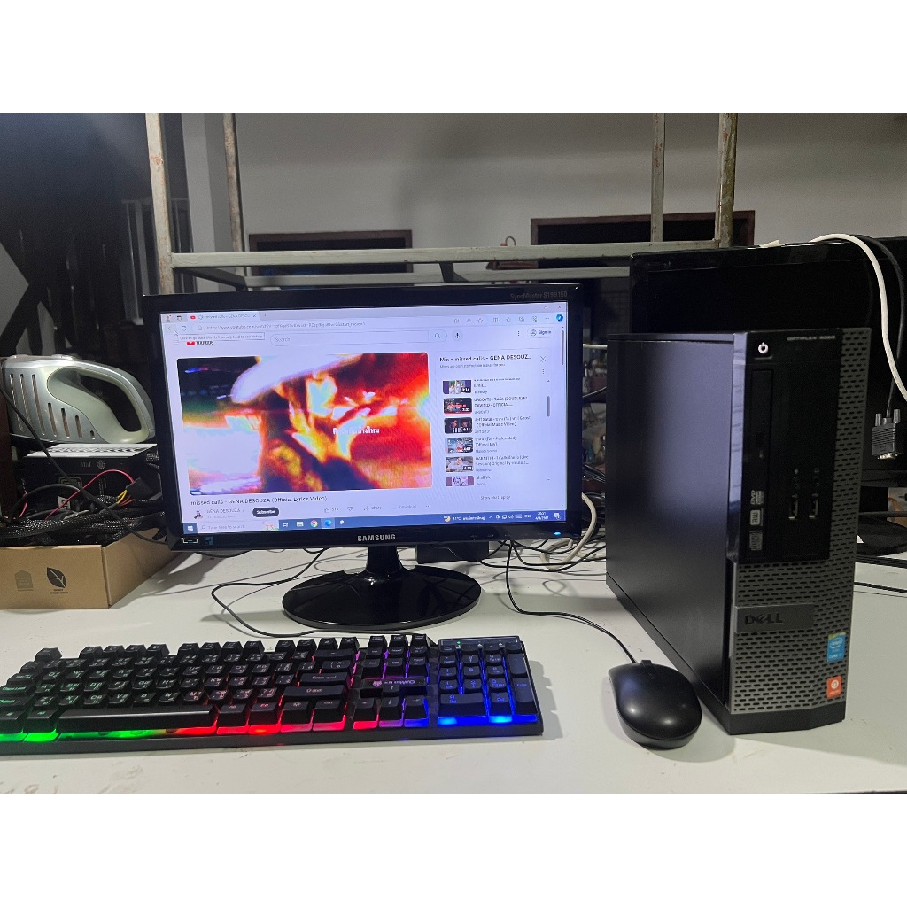 คอมพร้อมจอ Dell I3 Gen4เล่นเกมเบาๆได้