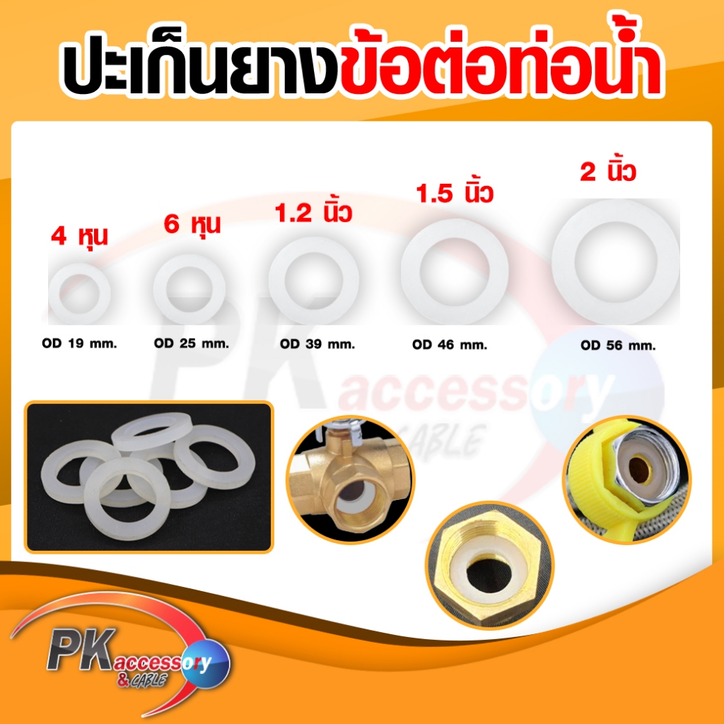 ปะเก็นยางซิลิโคน พิเศษทนความร้อนสูง ปะเก็นโอริงซิลิโคน ยางรองกันน้ำรั่วซึม