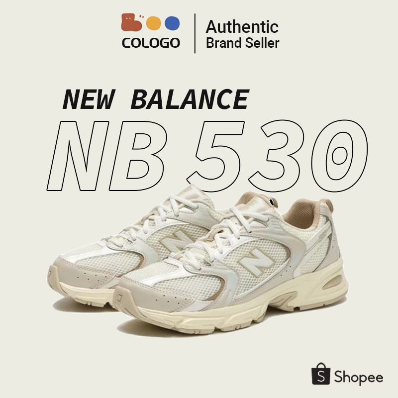 NEW BALANCE 530 NB530 MR530 new balance MR530AA  รองเท้าผ้าใบ Beige/Angora 💯