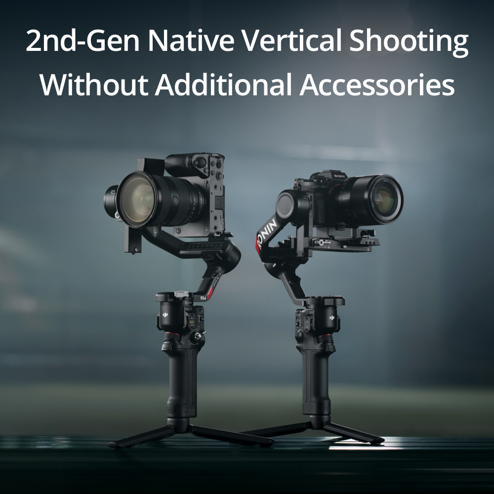 DJI RS 4 - Ronin Stabilizer | กิมบอลกล้อง ไม้กันสั่น | รับน้ำหนักได้ถึง 3 kg | เเบตเตอรี่ใช้ได้นาน 29.5 ชม