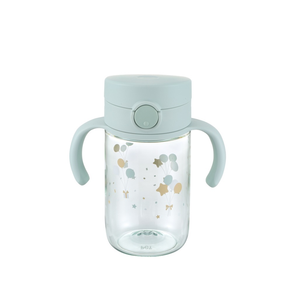 Richell(ริเชล) AXSTARS แก้วหลอดดูดกันสำลัก คว่ำไม่หก(320 มล.)
