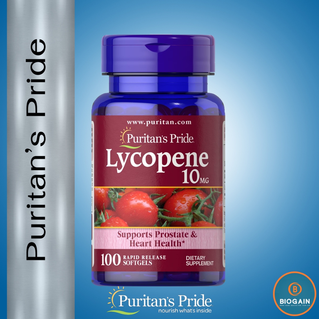 Puritan's Pride Lycopene 10 mg / 100 Softgels