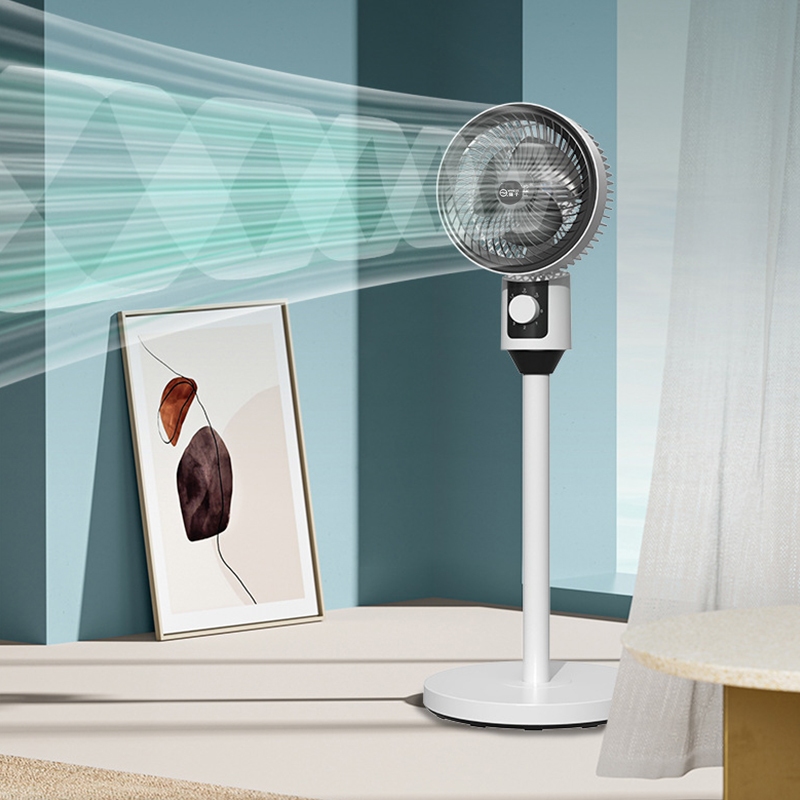 พัดลมตั้งพื้น พัดลมหมุนเวียนอากาศ Stand Fan สามารถปรับความเร็วลม พัดลมตั้งโต๊ะ พัดลมอุตสาหกรรม สวยมาก J341 - รูปที่ 4