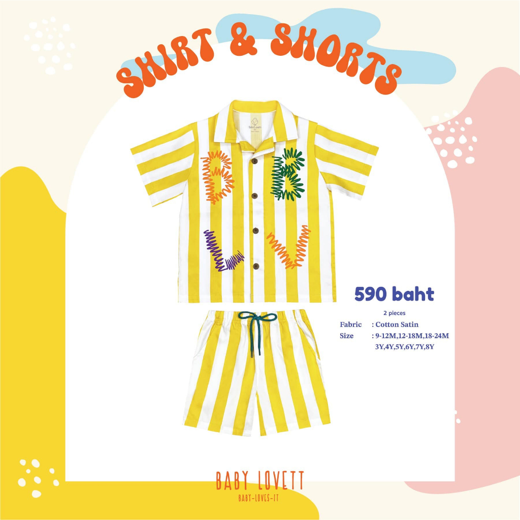 NEW!! Baby Lovett Summer - Shirt and Shorts