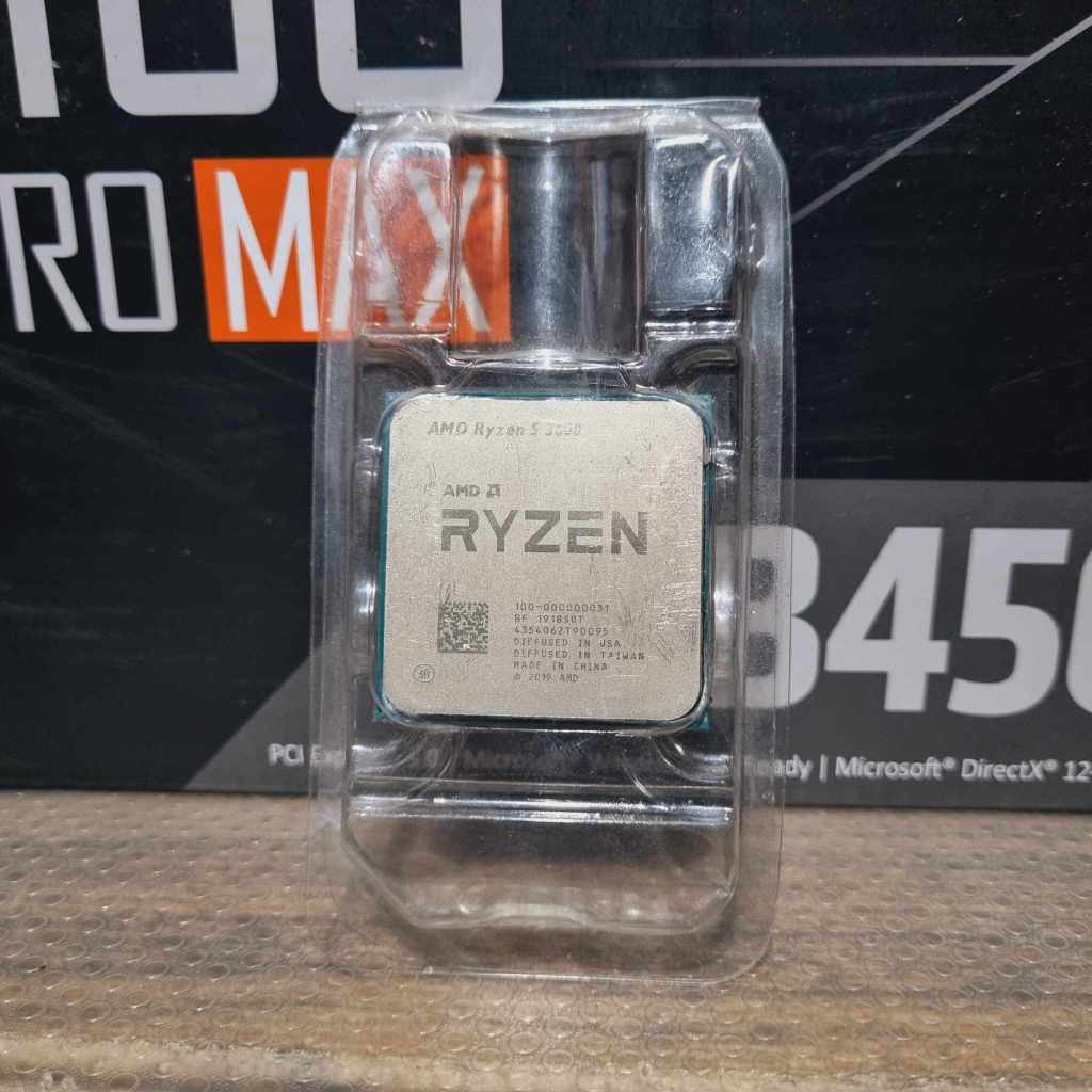 CPU (ซีพียู) AMD RYZEN 5 3600 3.6 GHz (SOCKET AM4) (มีแค่ตัว CPU เท่านั้น) ไม่มีกล่อง/ประกัน 7 วัน