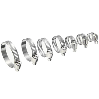 เหล็กรัด เข็มขัดรัดท่อ แคมป์รัดสแตนเลส​ แบบปรับขนาดได้ ขนาด (8mm-110mm)