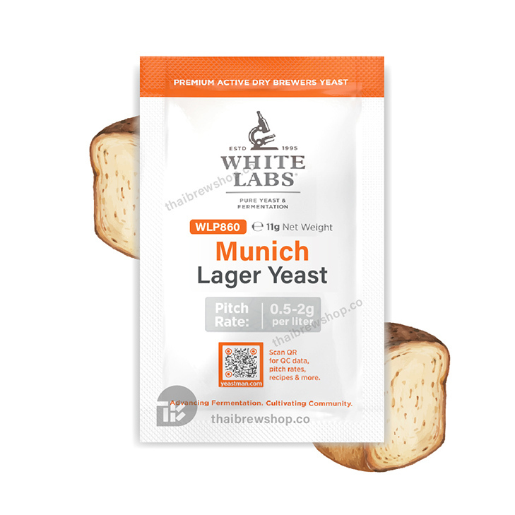 WLP860 Munich Lager Dry Yeast – White Labs 11g. pack