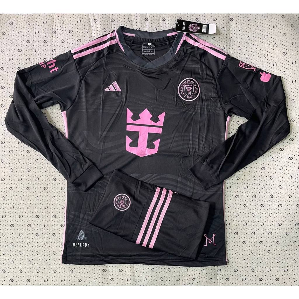 เสื้อฟุตบอล ทีม Miamei แขนยาว เสื้อพร้อมกางเกงใหม่ล่าสุดชุดกีฬา 2023 กับ 2,024 เนื้อผ้าดีไซน์สบาย
