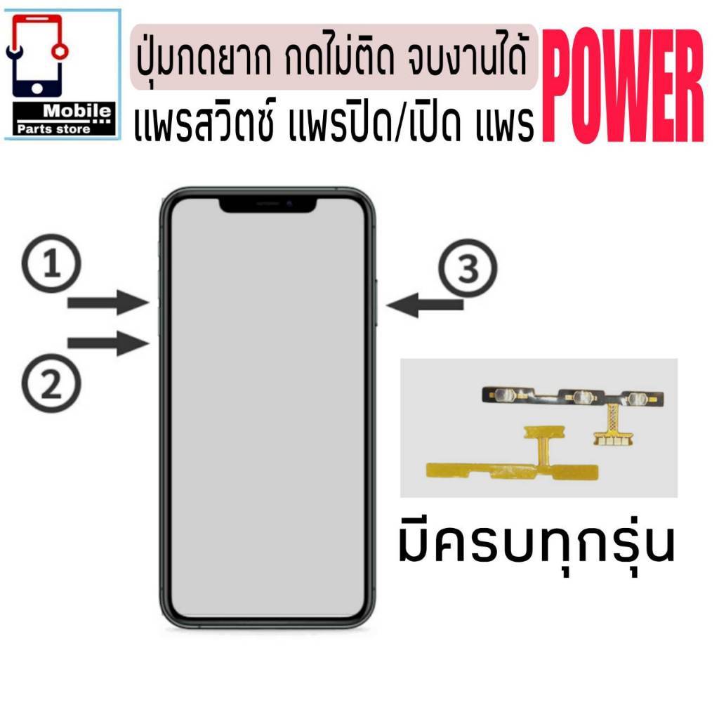 แพรสวิตช์ OPPO A31(2020)แพรpower แพรปิดเปิดSwitch flex cable volume button  OPPO A31(2020) - รูปที่ 2
