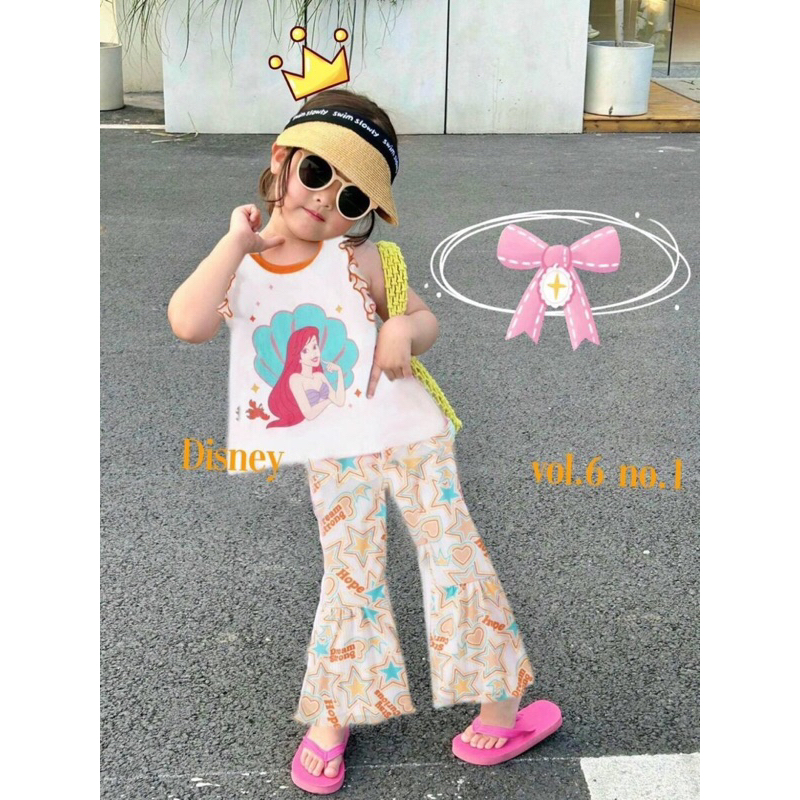 ชุดเซตเจ้าหญิง กางเกงขาม้า  สวยเก๋มากค่ะคุณน้า