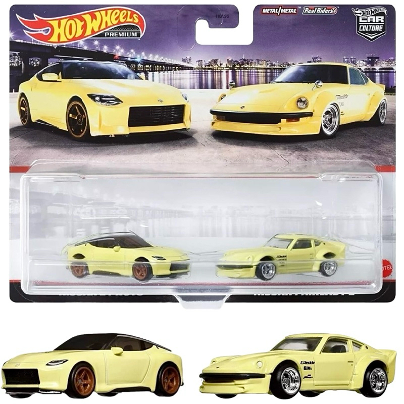 Hotwheels Premium | Packs 2 Nisaan Z Proto & Nissan Fairlady Z สเกล 1:64